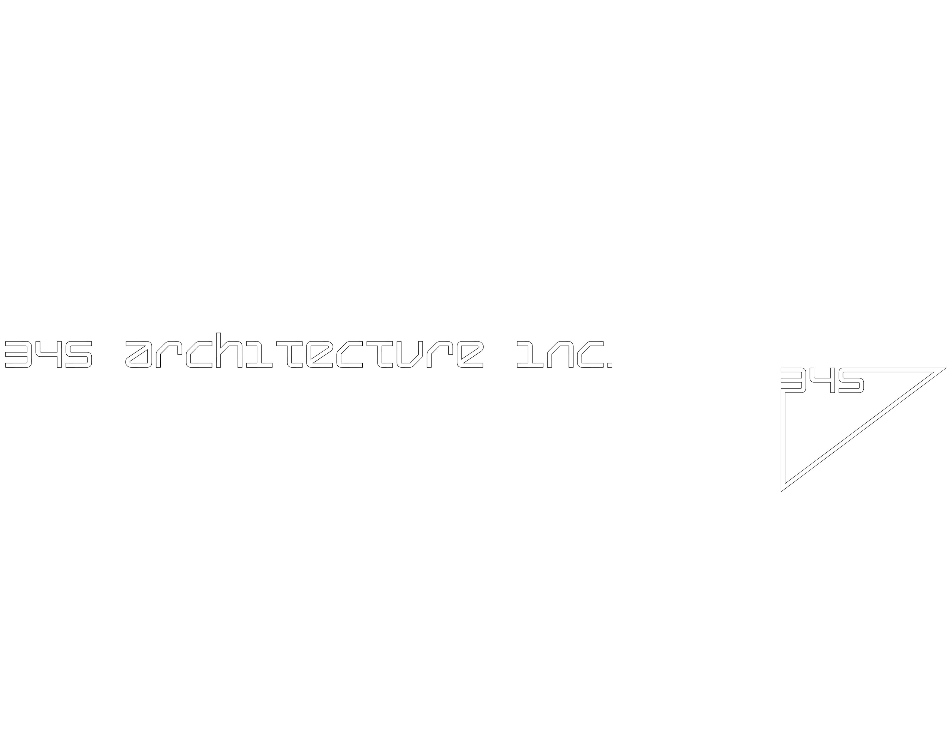 345 Architecture Inc. brand artwork